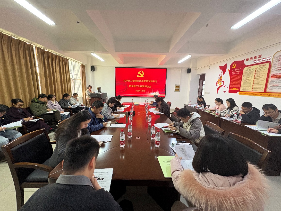 公司党委召开2025年度党支部书记抓党建工作述职评议会