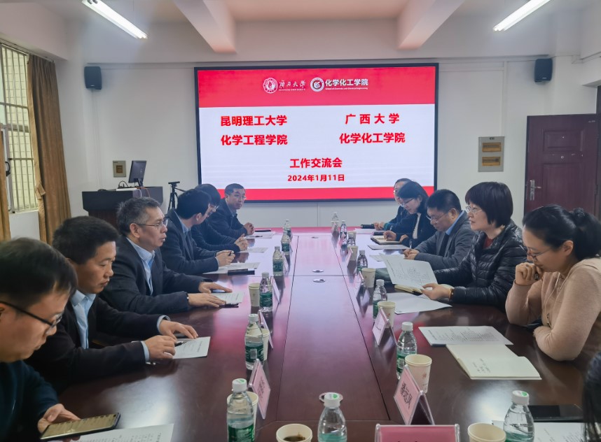 昆明理工大学化学工程公司经理罗永明一行到公司考察调研