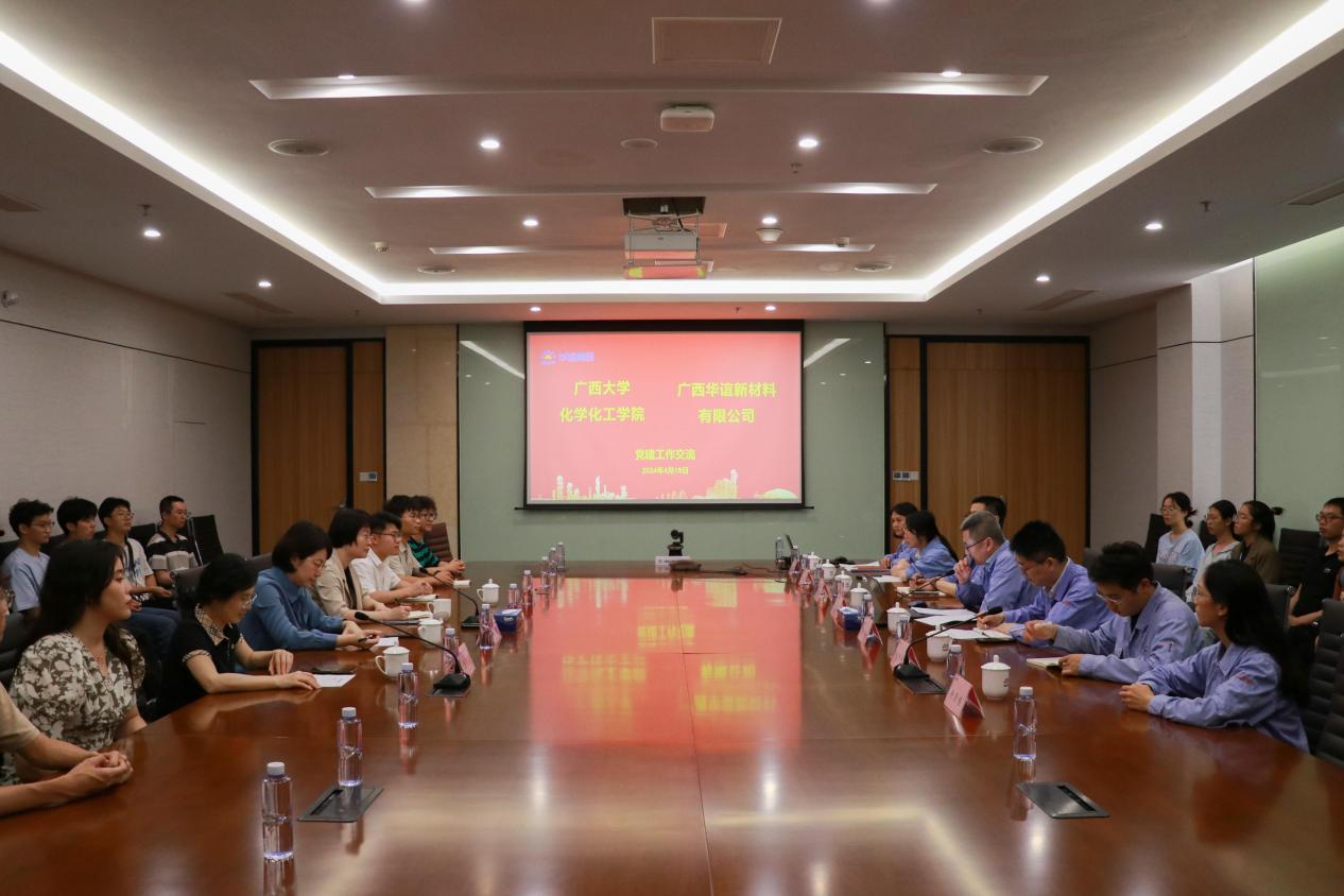 公司赴广西华谊新材料有限公司开展走访交流——英国威廉集团官网“访企拓岗”专项行动