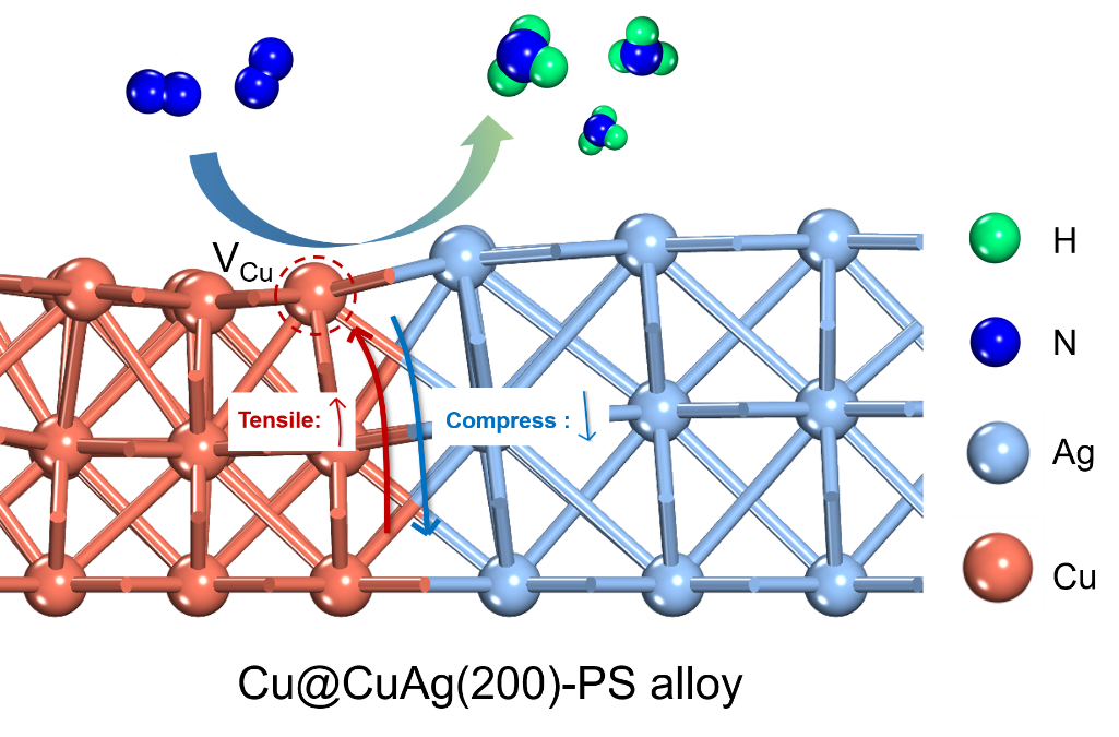 公司结构热力学与微纳化工团队在合金界面促进氨电合成取得新突破